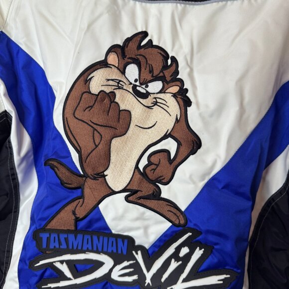 Choko Design Taz Junior Loony Toons Snowcross winter racing jacket size 12 youth - Picture 9 of 13